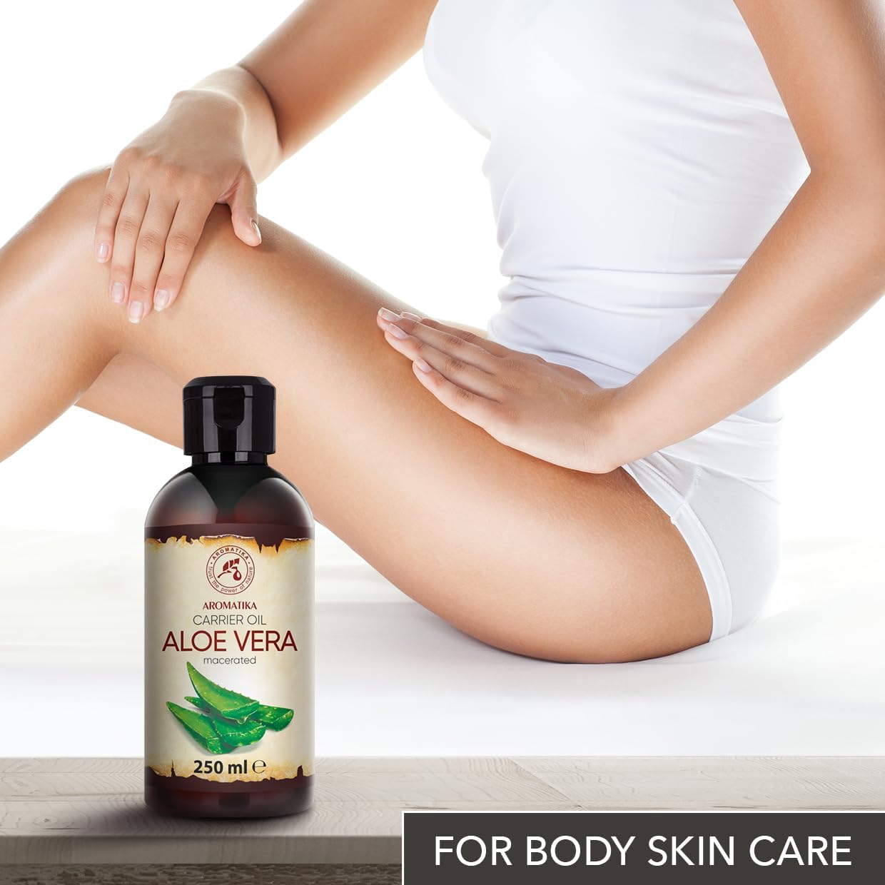 Aloe Vera Pure Oil 100Ml - Aloe Barbadensis - Brasil - Aloe Vera - Skin - Face & Baby Oil - Glass Bottle - Aloe Vera Oils