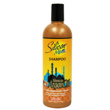 Silicon Mix Moroccan Argan Oil Shampoo + Hair Treatment 16oz "Set"