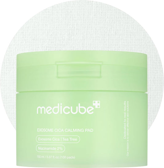 Medicube Exosome CICA Tea Tree Calming Toner Pads