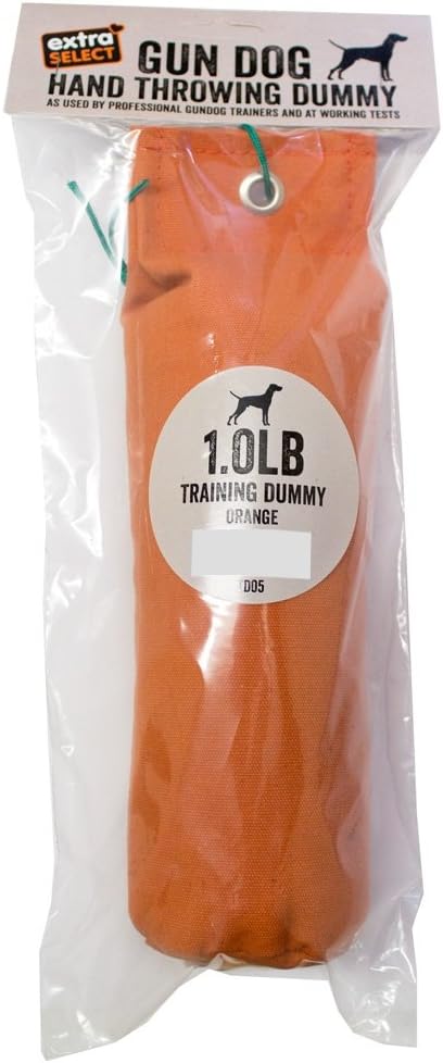 Extra Select Gun Dog Training Dummy, 1 lb, Orange :Pet Supplies