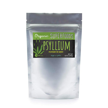 Yupik Organic Psyllium Husk Powder 95% 40 Mesh Superfood, 8.8 Ounce, Non-GMO, Vegan, Gluten-Free