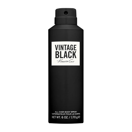Kenneth Cole Vintage Black Body Spray For Men, 6.0 Fl. Oz. : Beauty & Personal Care