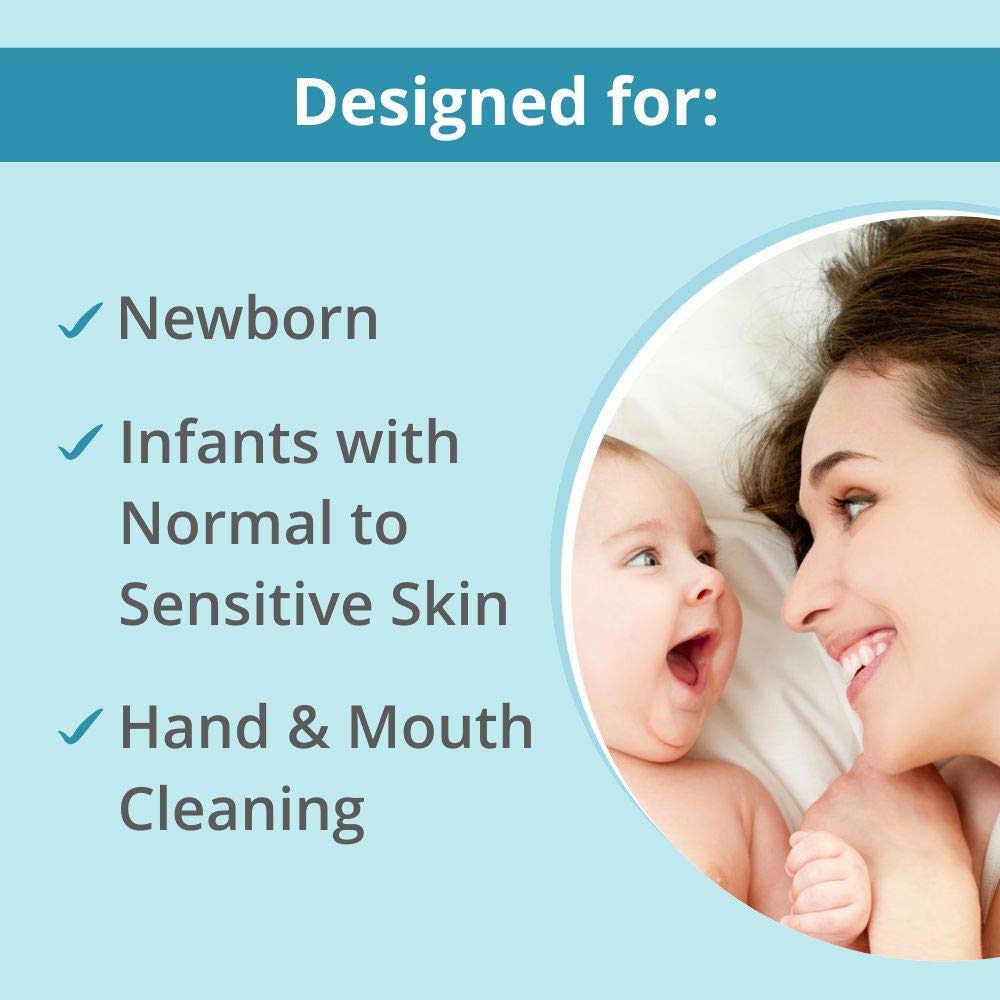 99% Pure Water (Unscented) Baby Wipes (72 Unscented Baby Wipes) - Super Thick Fabric