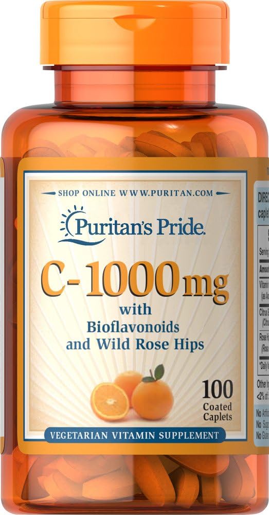 Puritan'S Pride 1000 Mg With Bioflavonoids & Rose Hips Supports Immune System