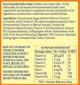 Haliborange Multivitamins Fruit Softies 60 Pack