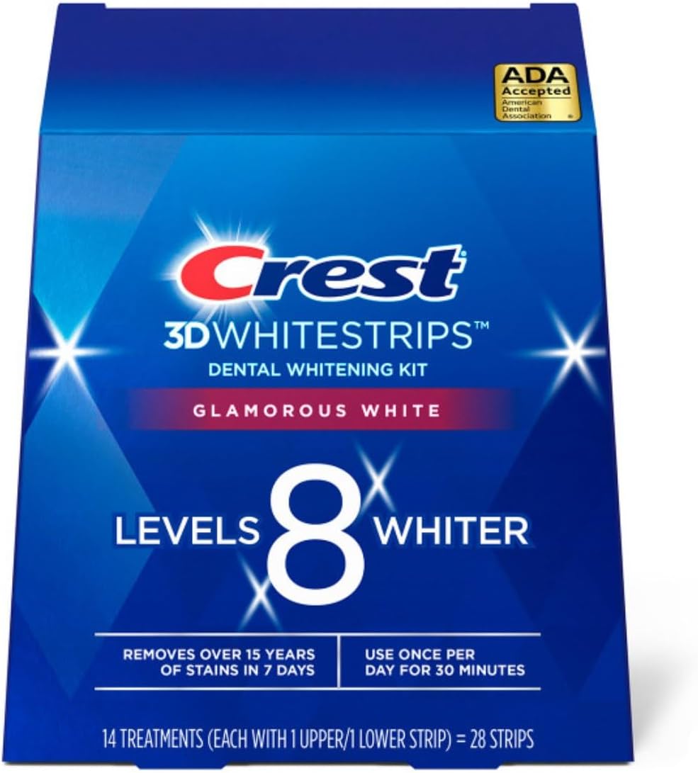 Crest 3D White Glamorous White Whitestrips - 28 Strips (Packaging May Vary)