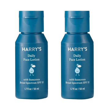 Harry'S Face Lotion - Face Moisturizer With Spf 15, 1.7 Fl Oz (Pack Of 2)