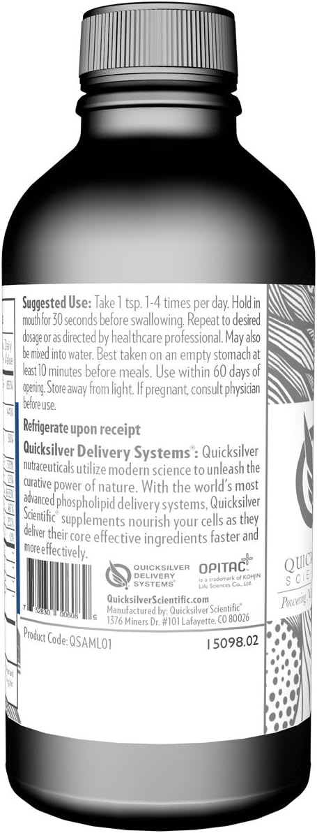 Quicksilver Scientific Glutathione Complex - Superior Absorption Antioxidant Supplement With Liquid Glutathione & Milk Thistle - Vitamin B Complex + Glutathione Supplement For Daily Use (3.38 Fl Oz)