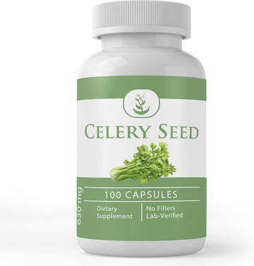 Pure Original Ingredients Celery Seed (100 Capsules)