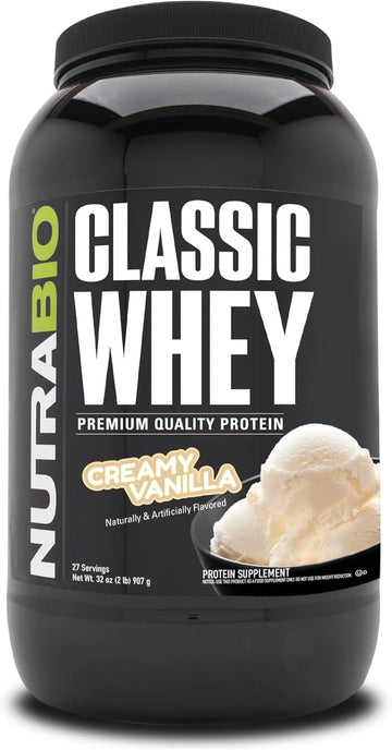 Nutrabio Classic Whey Protein Powder- 25G Protein Per Scoop -No Fillers, Artificial Colors, Preservatives - Low Glycemic Index - (Chocolate Peanut Butter, 5 Pounds)