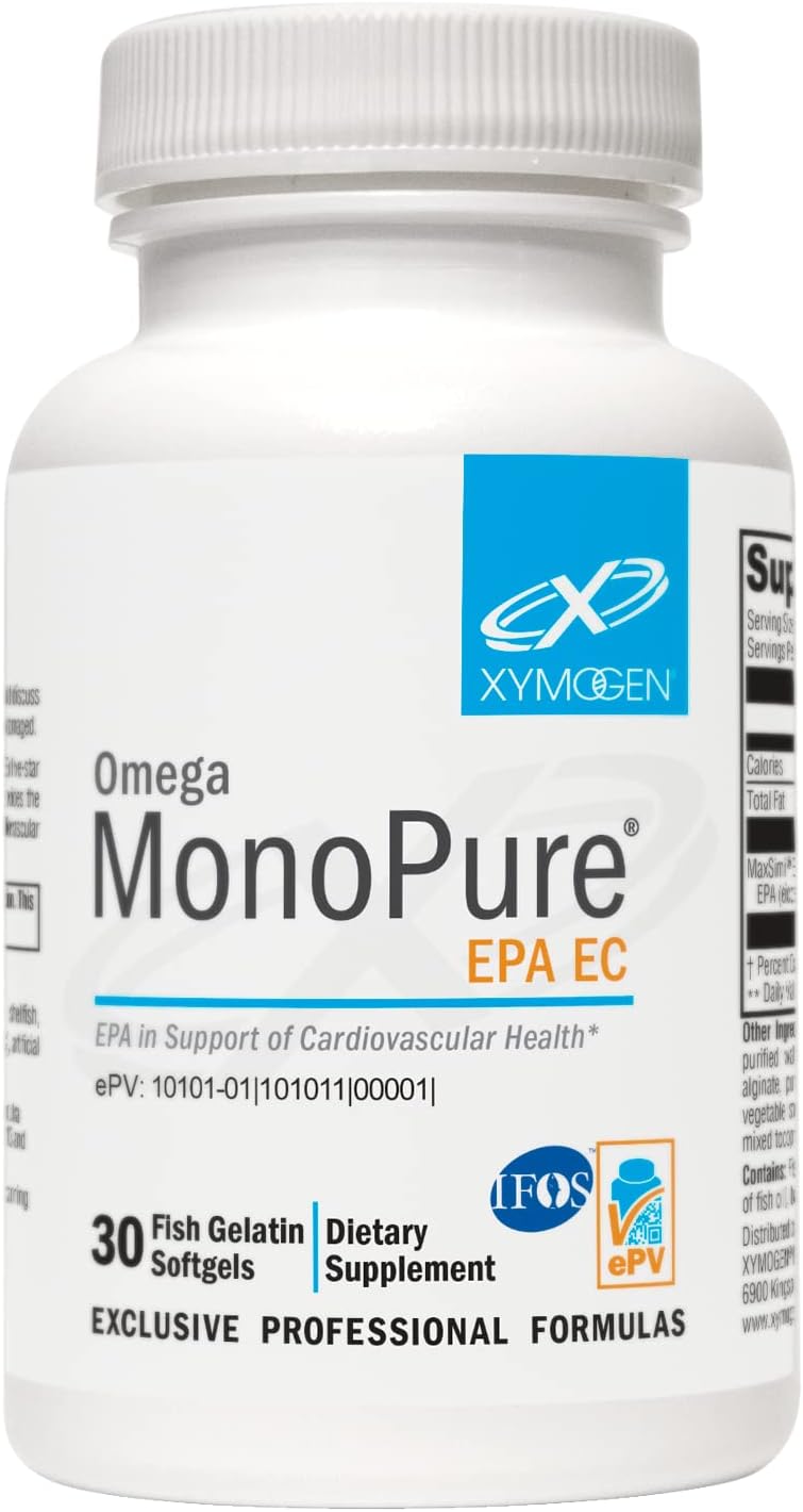 XYMOGEN Omega MonoPure EPA EC - EPA to Support Cardiovascular Health -