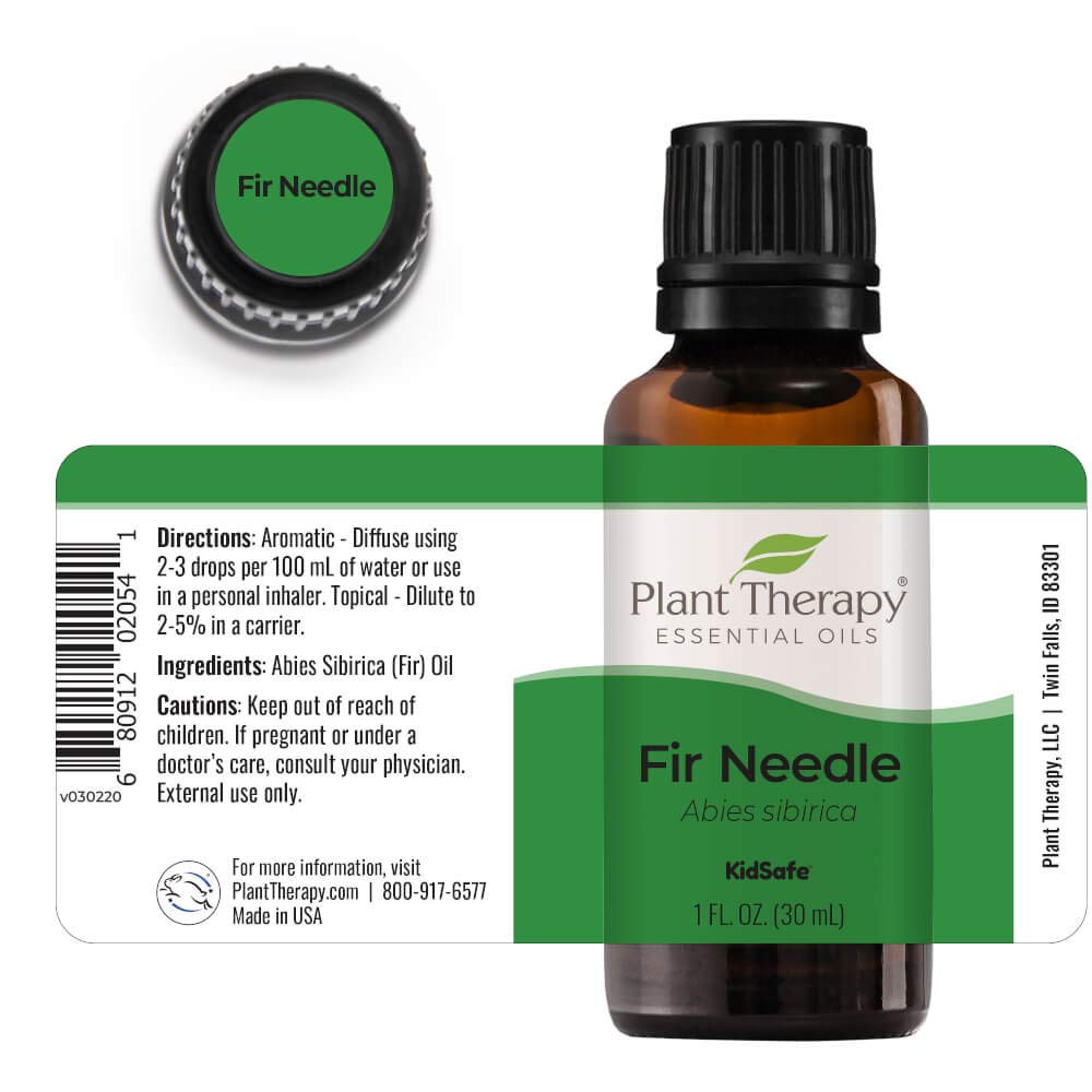 Plant Therapy Fir Needle Essential Oil 30 mL (1 oz) 100% Pure, Undiluted, Therapeutic Grade : Health & Household