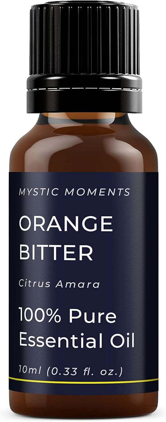 Mystic Moments | Orange Bitter Essential Oil 10ml - Pure & Natural oil for Diffusers, Aromatherapy & Massage Blends Vegan GMO Free
