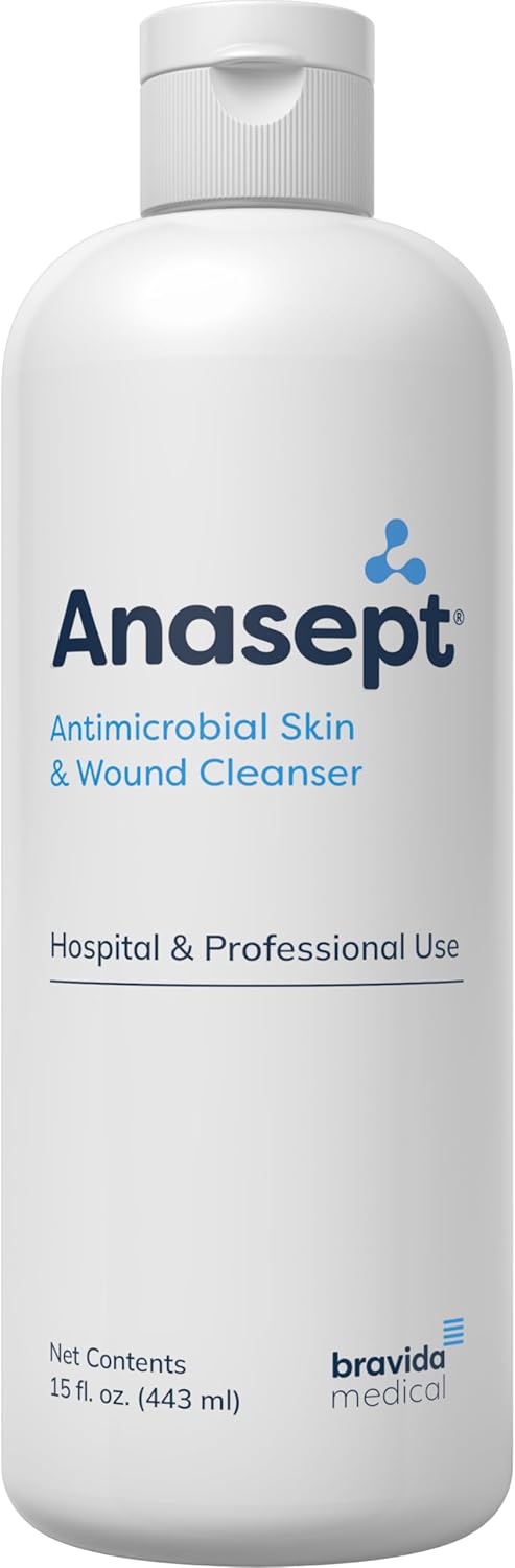 Anasept Antimicrobial Skin And Wound Cleanser, 15 Oz Bottle With Dispensing Cap