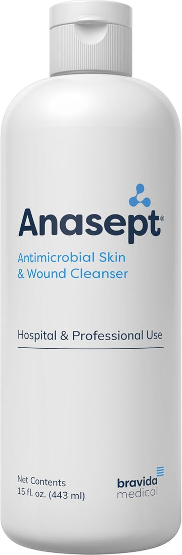 Anasept Antimicrobial Skin And Wound Cleanser, 15 Oz Bottle With Dispensing Cap