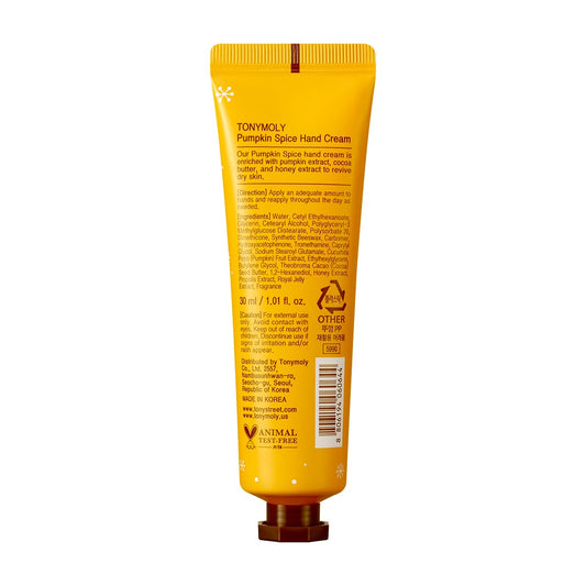 Tonymoly Pumpkin Spice Hand Cream, 30Ml