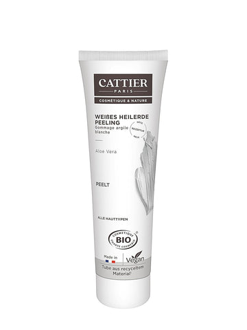 Cattier Organic White Clay Face Scrub With Aloe Vera 100 Ml