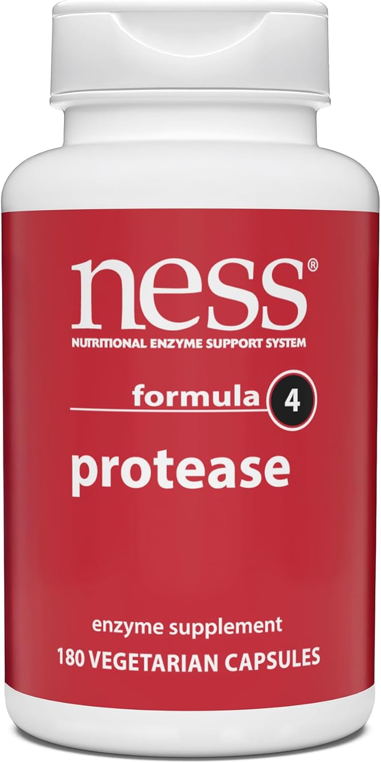 Ness Enzymes- Protease #4 180 Vegcaps