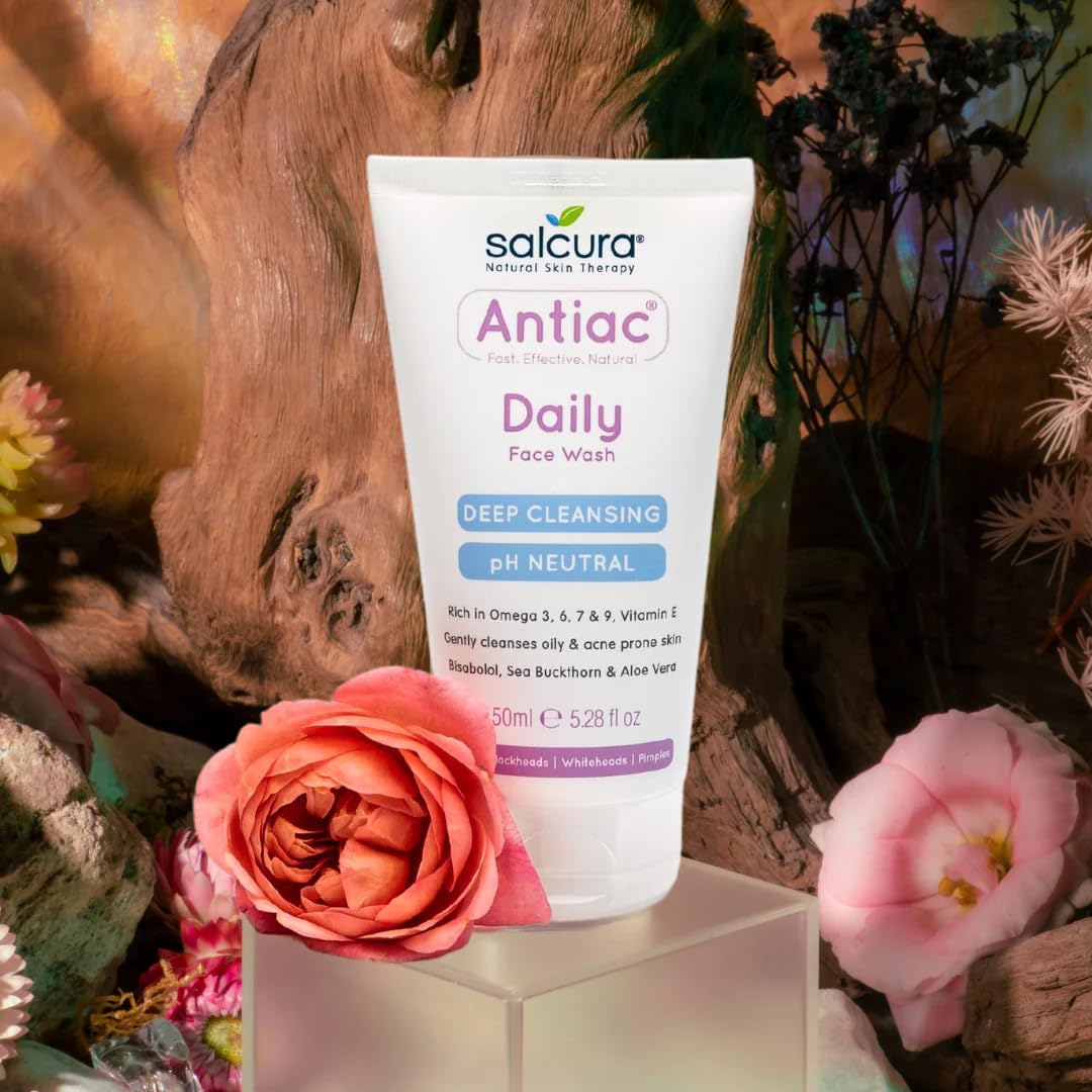 Salcura Natural Skin Therapy, Antiac Daily Face Wash, Effective Daily Cleansing For Skin Prone To Acne & Blemishing, Leave Your Skin Soft, Supple & Cleansed, No Nasties 150ml : Amazon.co.uk: Beauty
