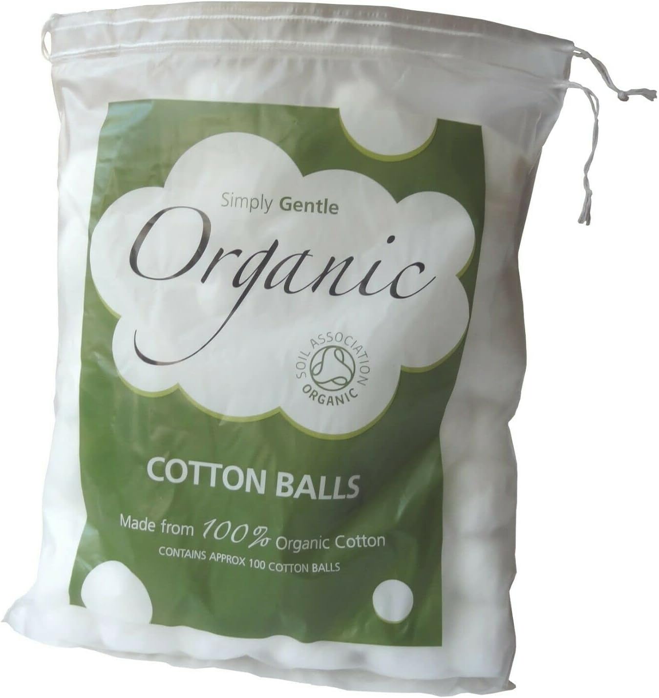 Simply Gentle Organic Cotton - Pack Of 100 Balls (Pack Of 2-200 Balls)