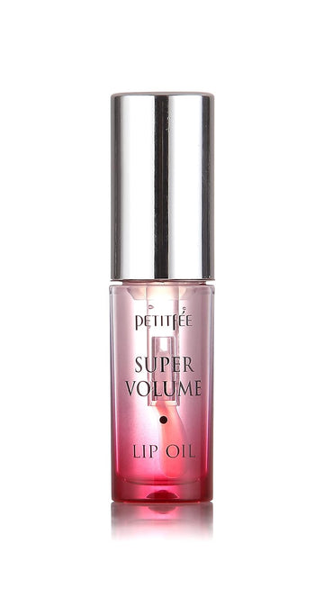 Petitfee Lip Oil Super Volume | 0.10 Oz | Plumping, Moisturizing, Glass Lips, Plump Lip Oil With Herbal Ingredients, Revitalizing, Volumizing, Nourishing Lips, Non-Sticky, Non-Artificial Colors