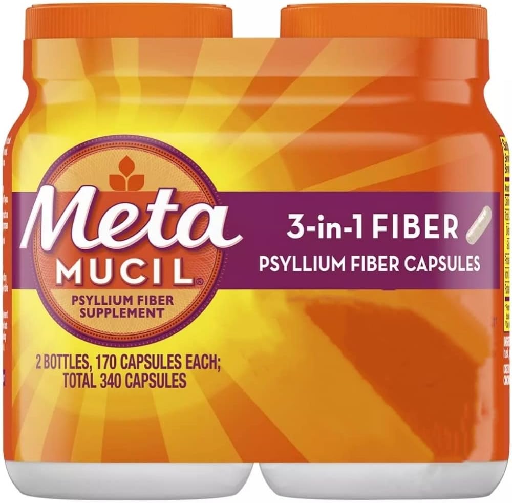 Metamucil Fiber Therapy for Regularity, Fiber Supplement, 170 Count (Pack of 2)