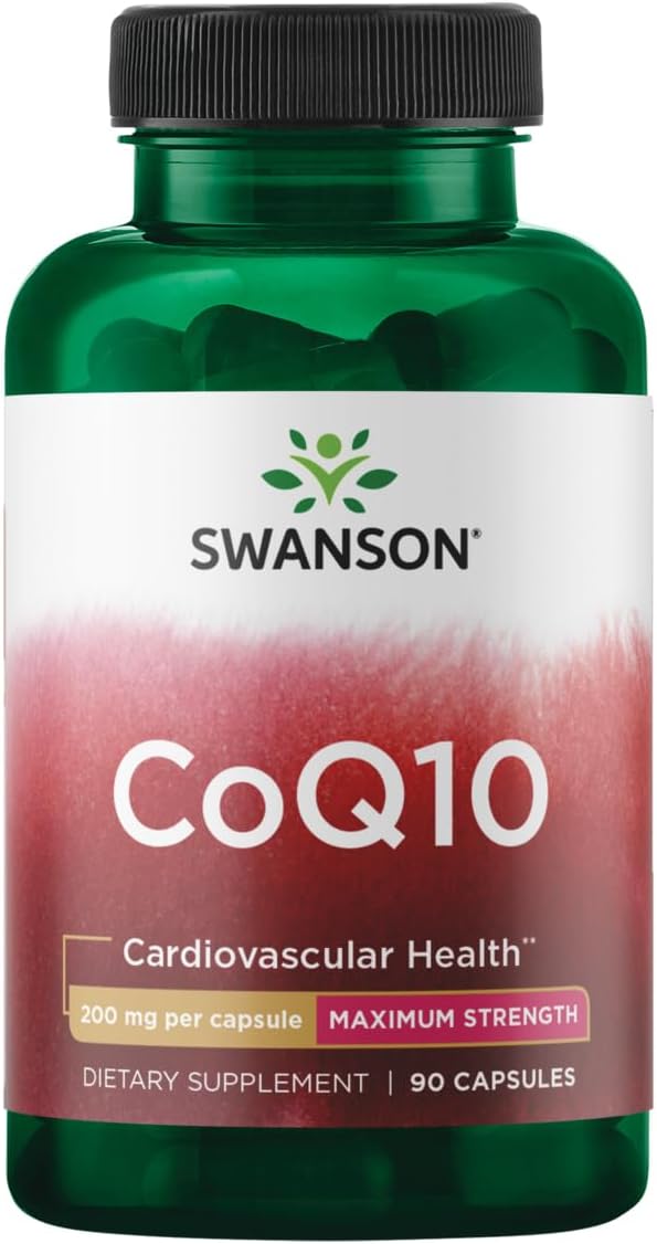 Swanson Ultra Coq10 Cardiovascular Brain Energy And Heart Health Antioxidant Support Supplement 200 Mg 90 Capsules
