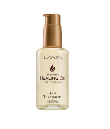 L'Anza Keratin Healing Oil Hair Treatment, Hair Oil Revives & Nourishes Dry Damaged Hair & Scalp, Sulfate Free With Phyto Iv Complex, Cruelty Free Volumizing Hair Care With Uv Protection (1.7 Fl Oz)