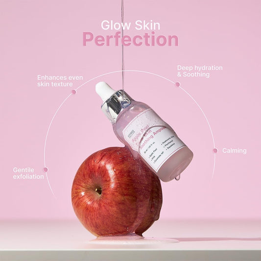 Sungboon Editor Apple Peel Glow Skin Soothing Ampoule | Facial Serum | Gentle Exfoliation | Smooth Skin | Glow Skin | Korean Skin Care