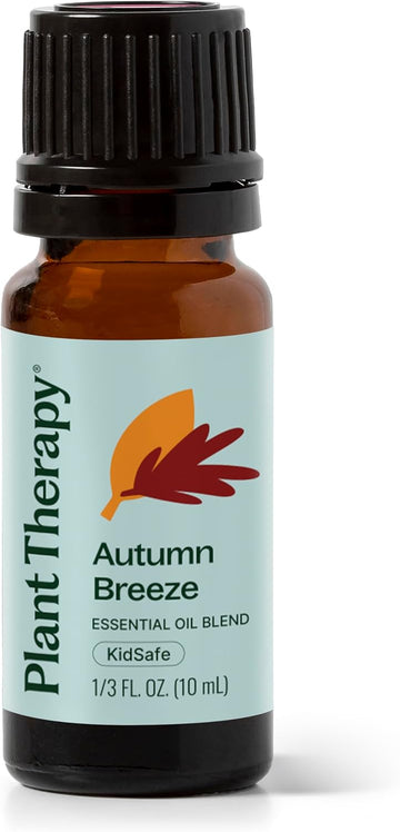 Plant Therapy Autumn Breeze Fall Essential Oil Blend 10Ml (1/3 Oz) Sweet Citrus & Floral Scent, Uplifting & Cheerful, Brings The Sense Of Autumn Indoors