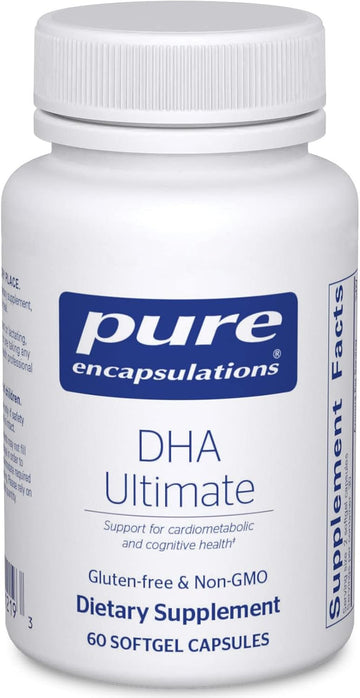 Pure Encapsulations Dha Ultimate | Eco-Friendly Supercritical Co2 Extracted Dha Fish Oil Concentrate | 60 Softgel Capsules