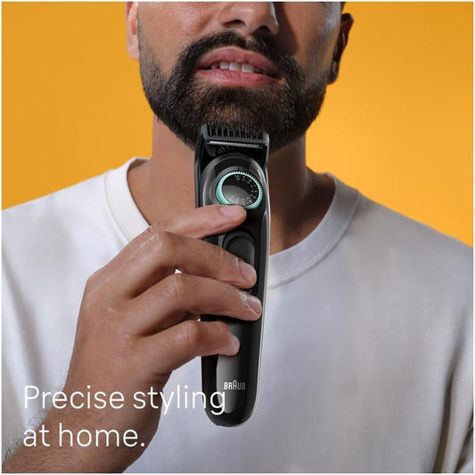 Braun Bt3410 Beard Trimmer, Beard Trimmer/Trimmer/Hair Trimmer, Men'S Hair Trimmer With Ultra Sharp Blade, 40 Length Settings, With 50 Minutes Wireless Running Time