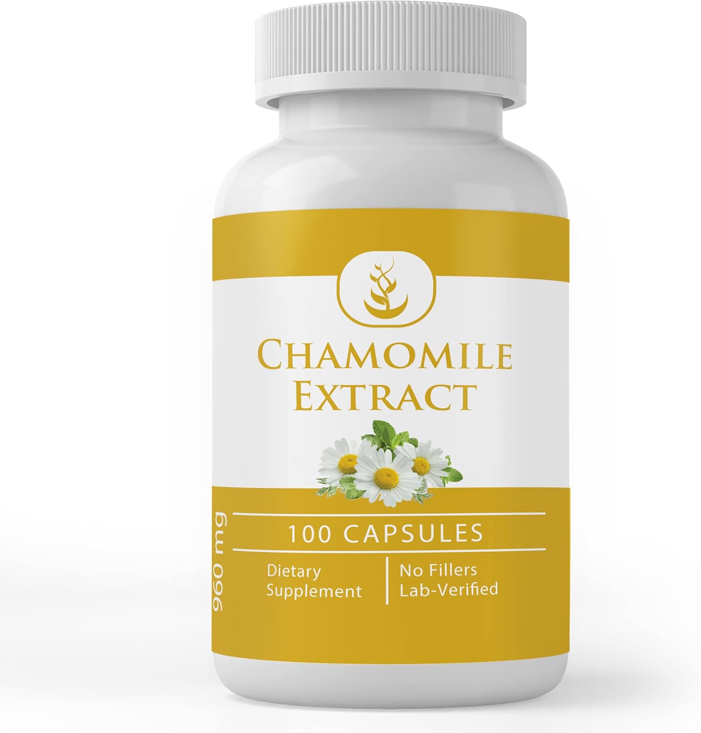 Pure Original Ingredients Chamomile Extract, (100 Capsules) Always Pure, No Additives Or Fillers, Lab Verified