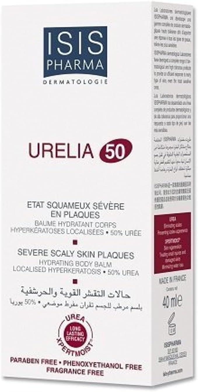 Isis Pharma Urelia Body Balm 50% Urea Severe Scaly Skin Plaques - 40 Ml. By Isis Pharma