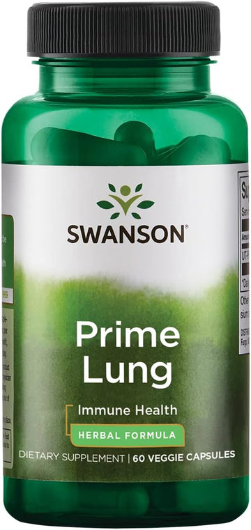 Swanson Prime Lung 60 Veg Caps