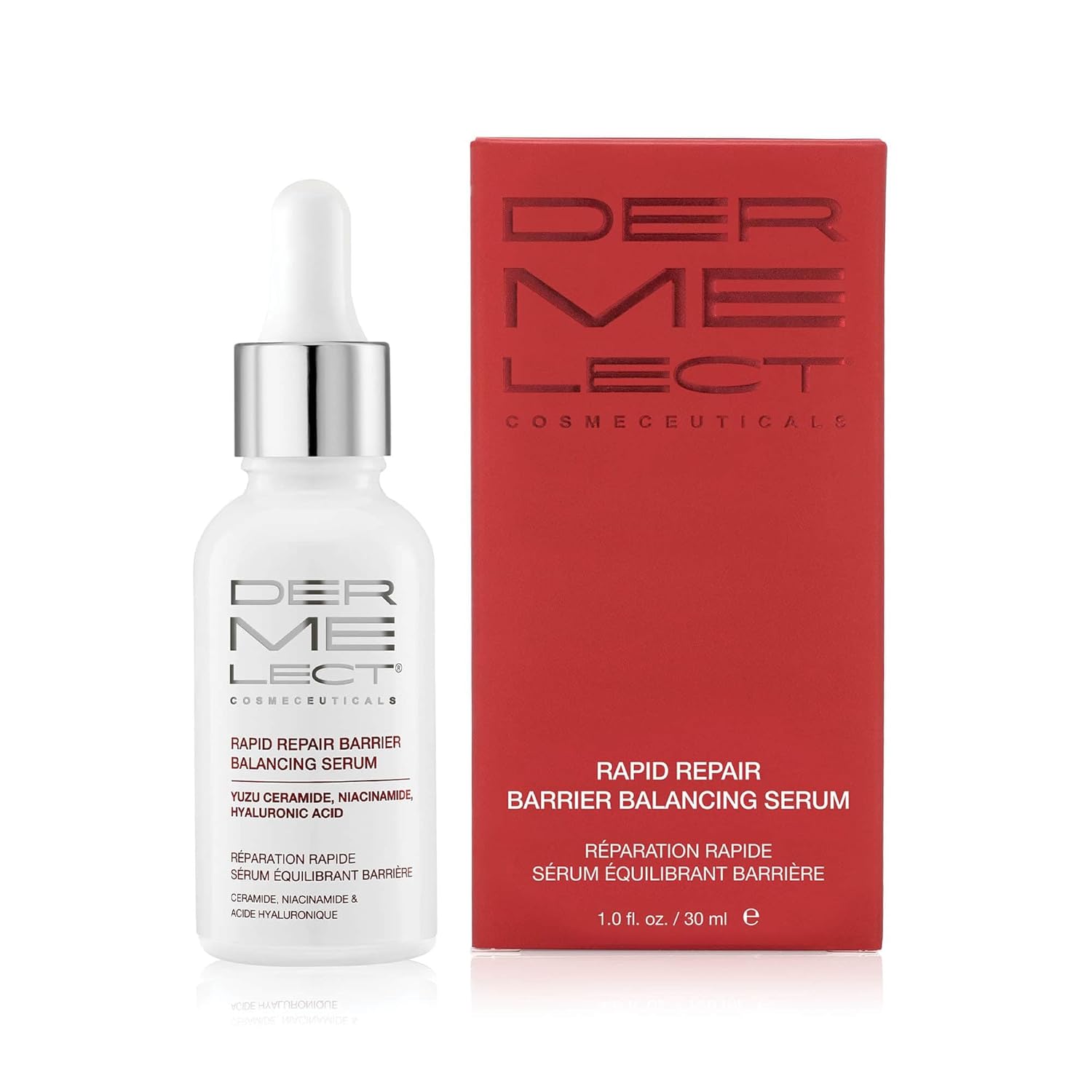 Dermelect Cosmeceuticals Rapid Repair Barrier Balancing Serum – Super-Hydrating Treatment With Niacinamide, Hyaluronic Acid, Prebiotics, & Antioxidants For Smooth, Radiant Skin 1.0 Oz