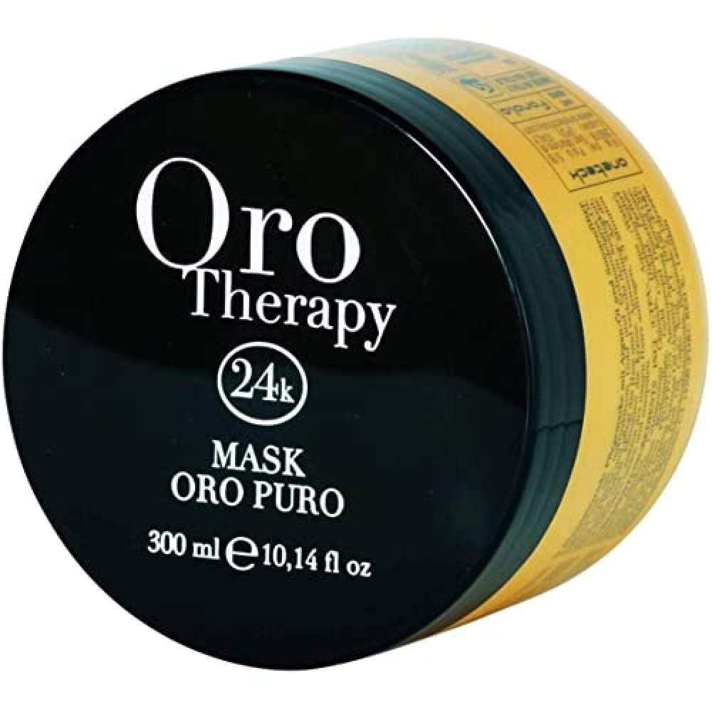 Fanola Orotherapy Hair Mask, Anti-Frizz Hair Mask Treatment To Restore Elasticity And Vitality, Nourishment And Hydratation For Smooth, Shiny And Silky Hair, 300