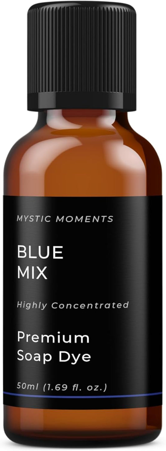 Mystic Moments | Blue Mix - Highly Concentrated Soap Dye 50ml | Perfect for Soap Making, Creams and Lotions