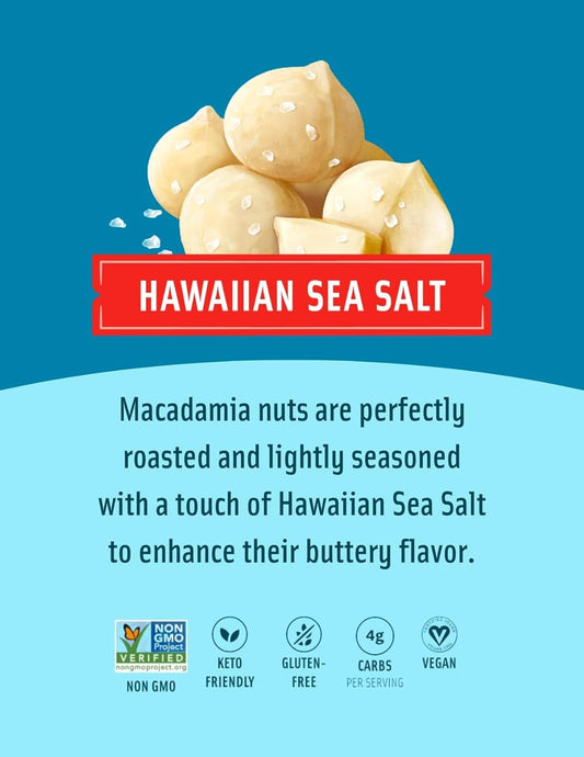 Mauna Loa Premium Hawaiian Roasted Macadamia Nuts, Island Classic Variety Pack,4 Ounce (Pack Of 3)