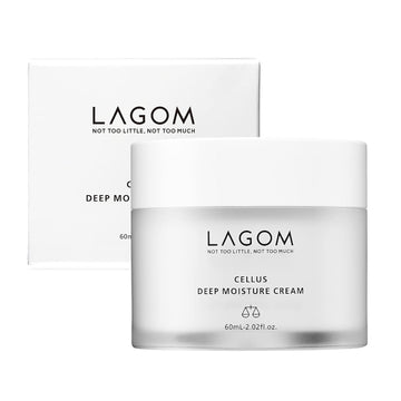 Lagom Cellus Deep Moisture Cream A Natural, Advanced Moisturizer With Ceramide And D-Panthenol (B5) For All Skin Types Silky Hydrating Nourishing And Protecting Cream 2.02 Fl. Oz