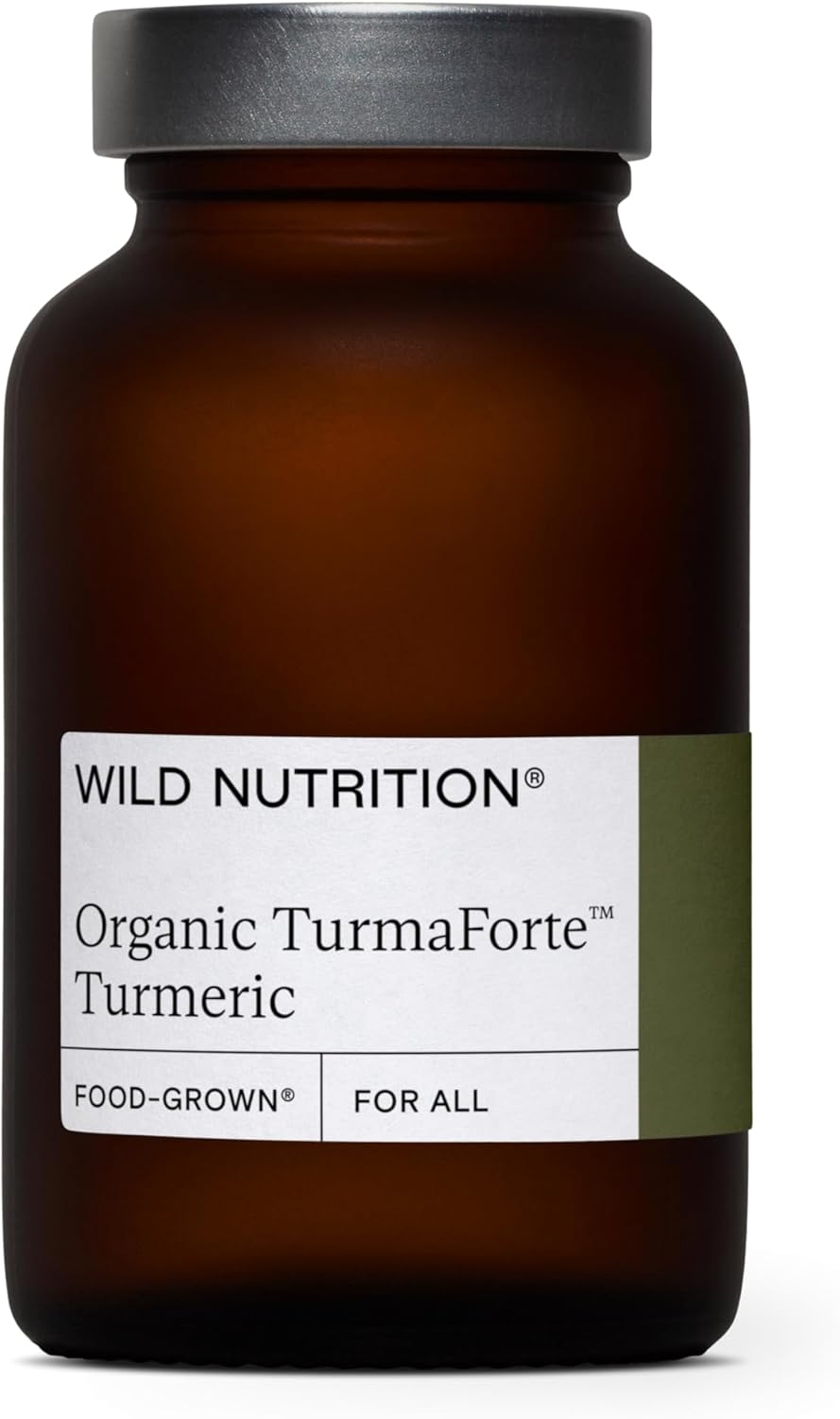 Wild Nutrition Food-Grown® Turmaforte Turmeric | Organic Turmeric Capsules For Muscle & Joint, Antioxidant, & Immune Support | High Absorption Turmeric Supplement | Turmeric Tablets | 60 Capsules