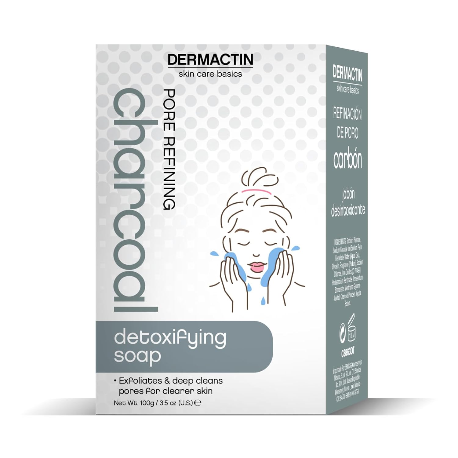 Dermactin-Ts Pore Refining Charcoal Soap, 3.5 Ounce