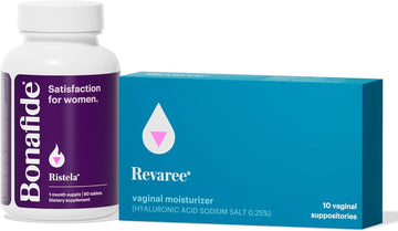 Bonafide Bundle – Revaree Vaginal Moisturizer And Ristela Non-Hormonal Support For Satisfaction – 1 Month Supply