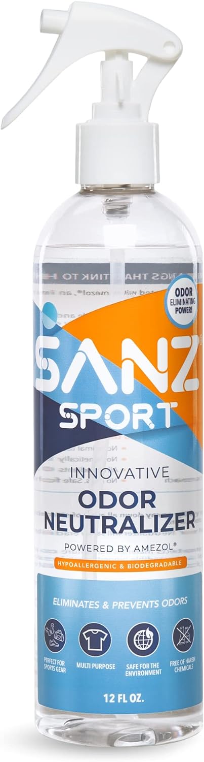 SANZ Odor Neutralizer – Multipurpose Odor Eliminator, Safe Ingredients, Biodegradable, Money Back Guarantee, 12 oz