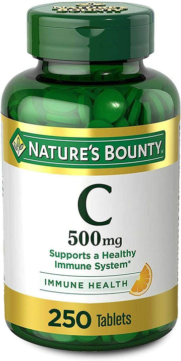 Nature'S Bounty Pure Vitamin C 500 Mg Tablets 250 Tablets (Pack Of 6)