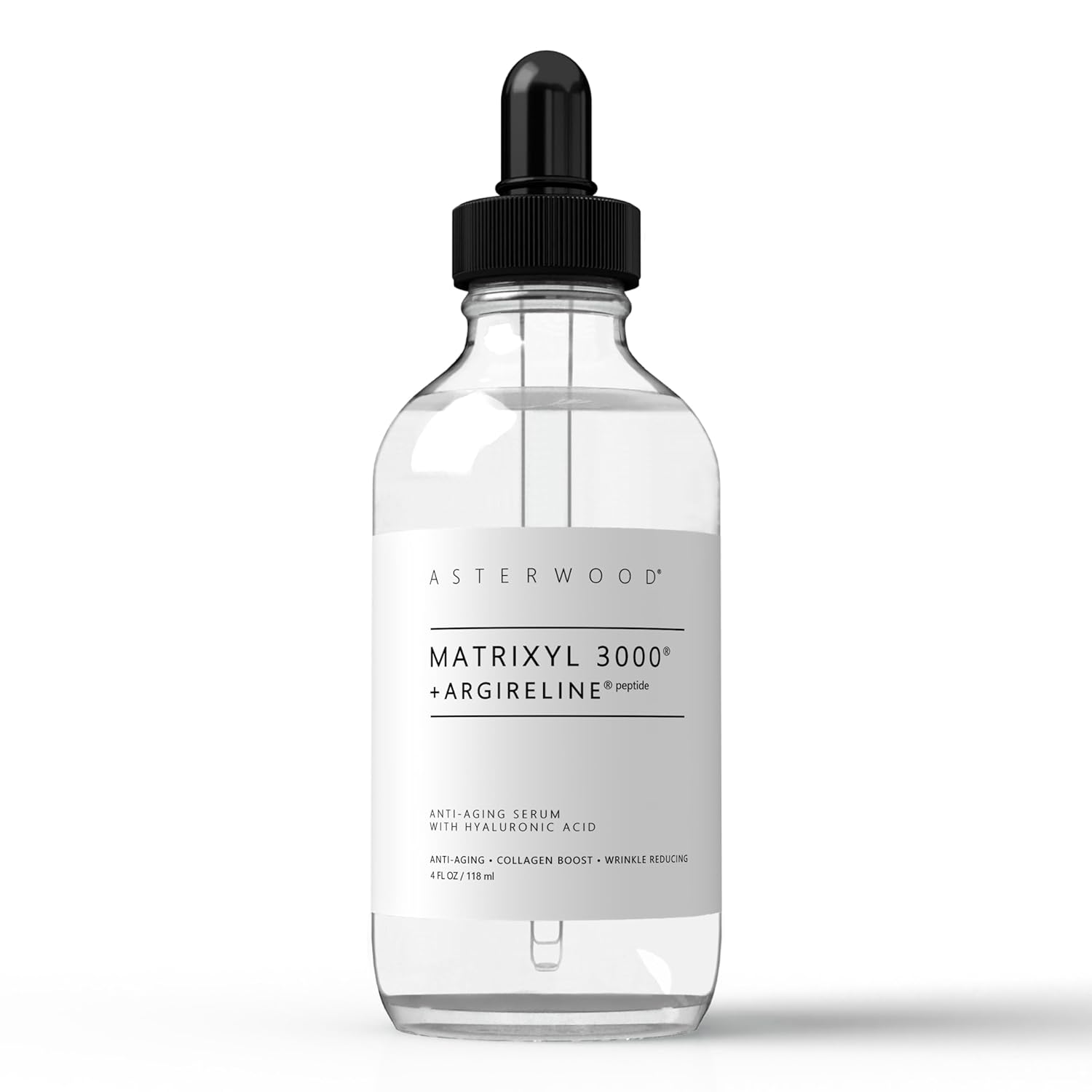 Matrixyl 3000 + Argireline Serum With Hyaluronic Acid - Anti-Aging And Anti-Wrinkle - Not Your Ordinary Peptides Serum For Face, 118Ml/4 Oz