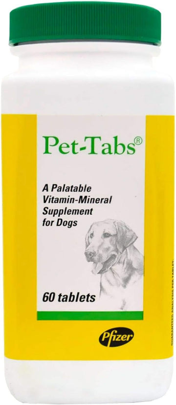 Pet Tabs Original Formula Vitamin Supplement, 60 Count : Pet Multivitamins : Pet Supplies