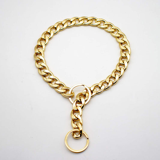 VALUEVIBES Stylish Dog Chain Collar Necklace for Pets, Adjustable Fashion Accessory for Small and Medium Dogs, Comfortable & Lightweight Pet Photo Prop