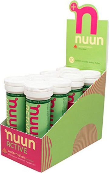 Nuun Sport Electrolyte Tablets for Proactive Hydration, Watermelon, 8