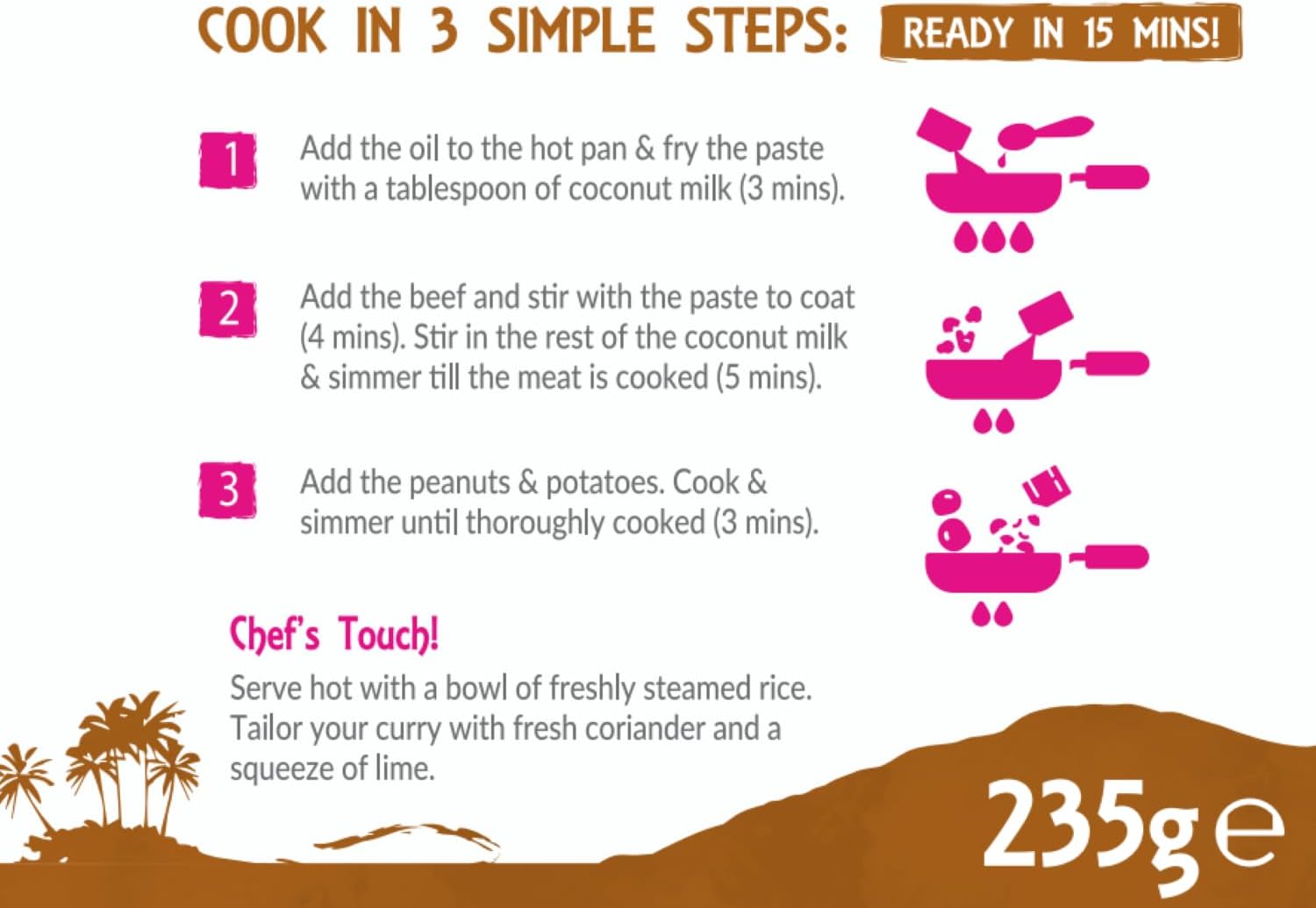 5X Thai Taste Thai Massaman Curry Meal Kit 235G
